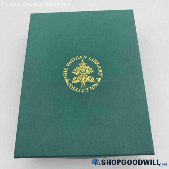 IOB The Vatican Library Collection Gold Tone St. Patrick Cameo Locket Necklace - Picture 6 of 9